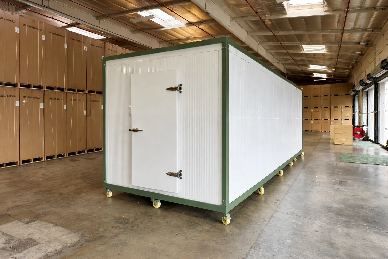 Mobile fruit cold room